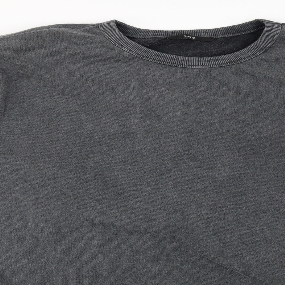 George  Mens Grey   Pullover Jumper Size XL