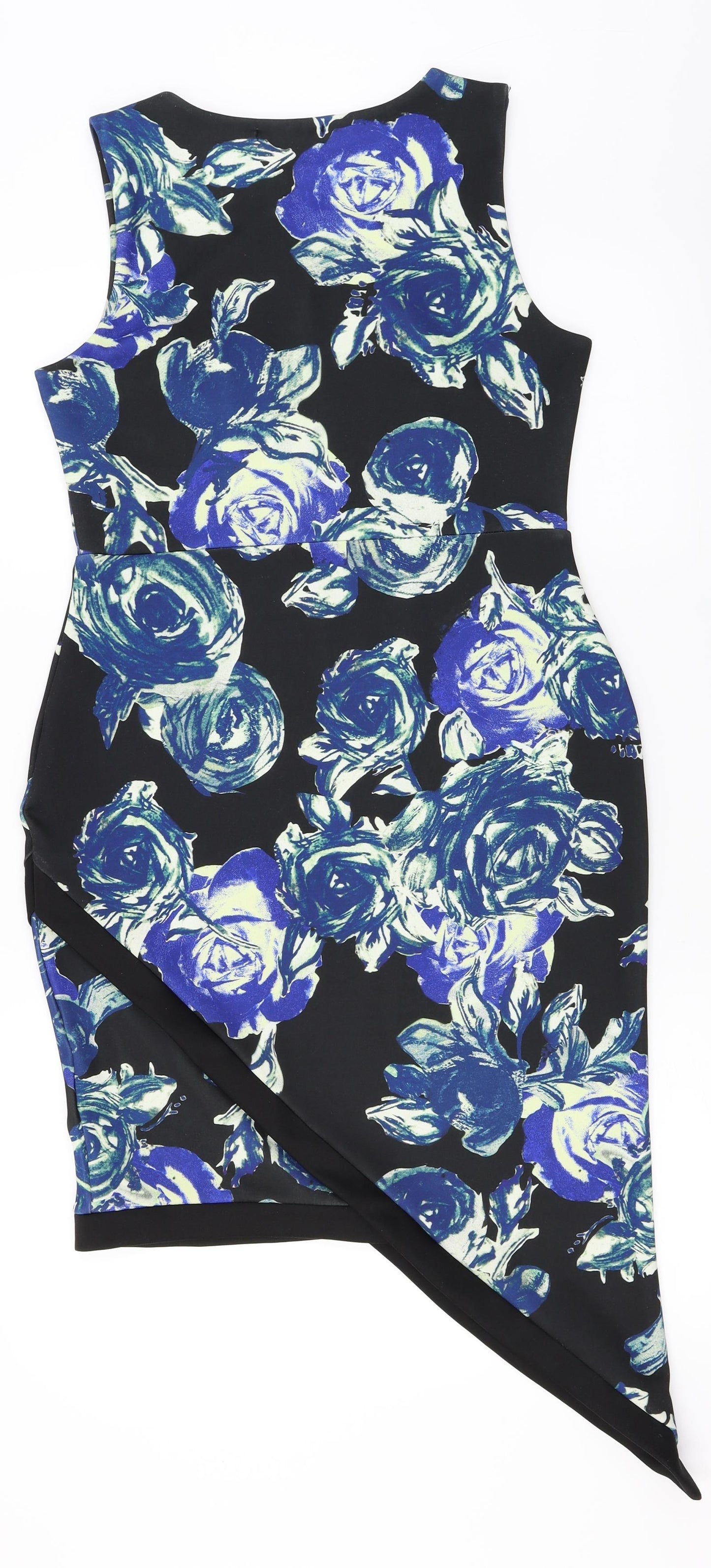 Figa  Womens Black Floral  Bodycon  Size 14