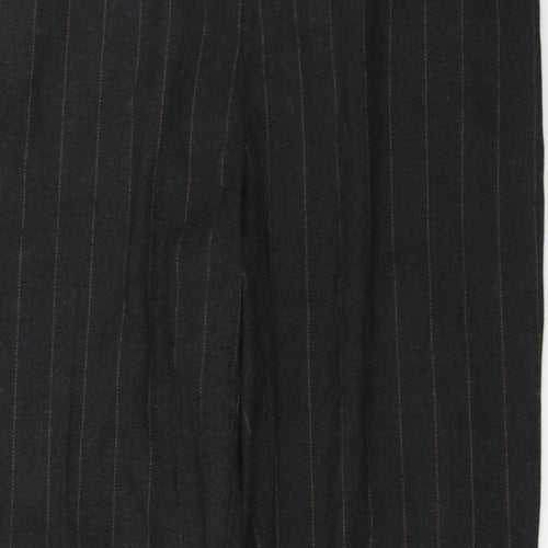Papaya  Womens Brown Striped  Trousers  Size 14 L27 in