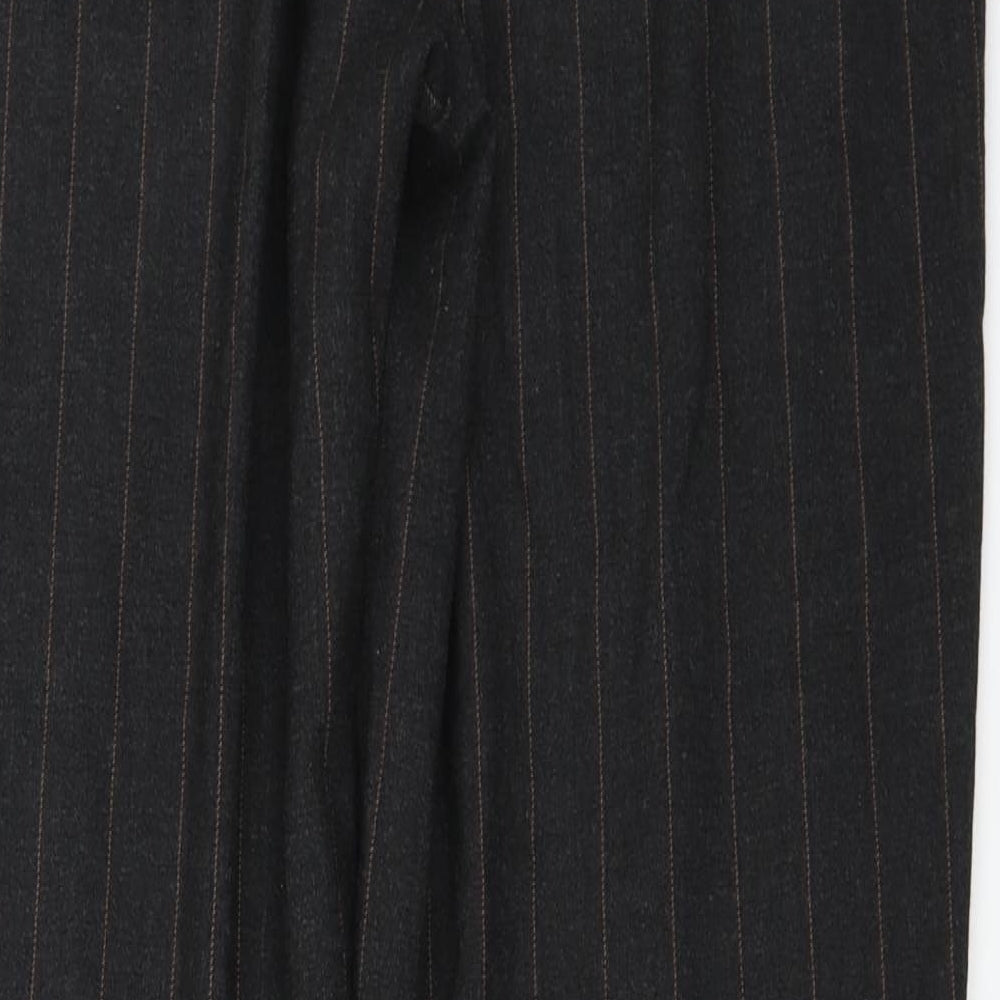 Papaya  Womens Brown Striped  Trousers  Size 14 L27 in
