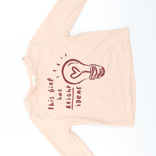 Mng  Girls Pink   Basic T-Shirt Size 5 Years