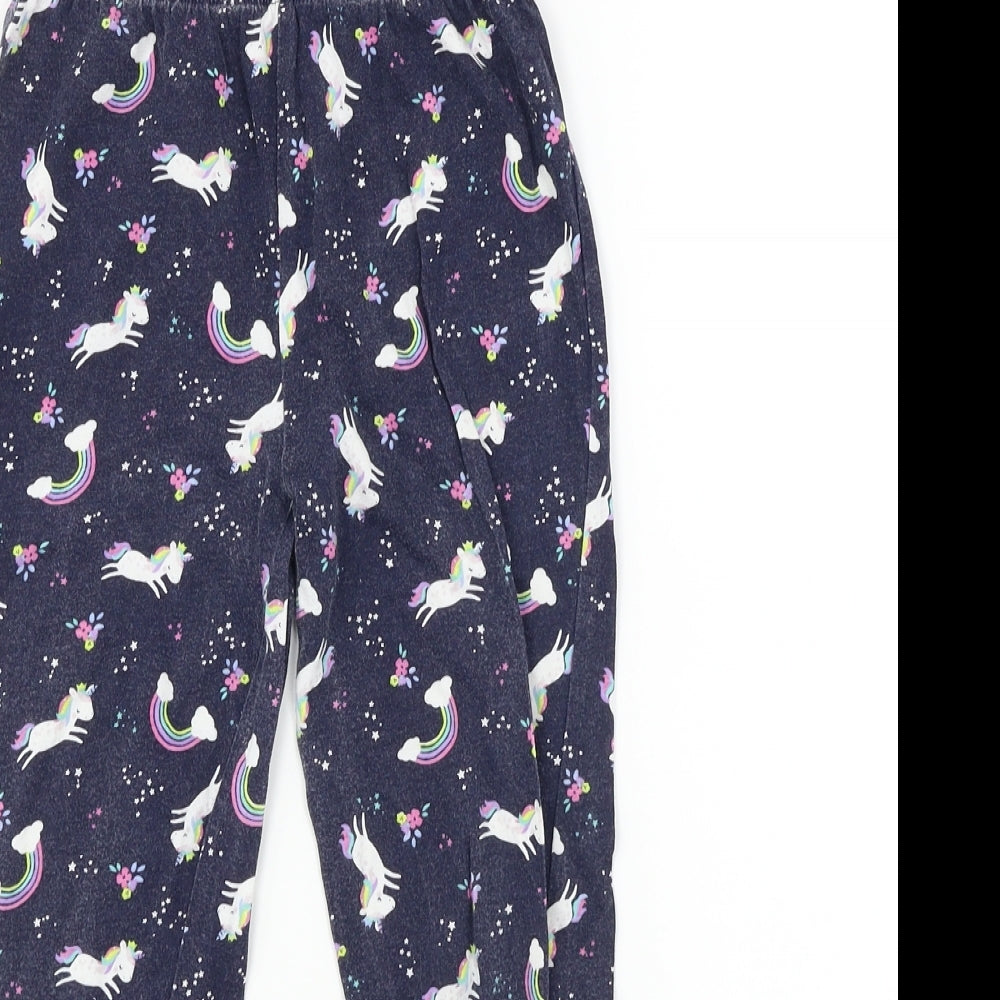 Primark  Girls Blue   Jogger Trousers Size 6-7 Years