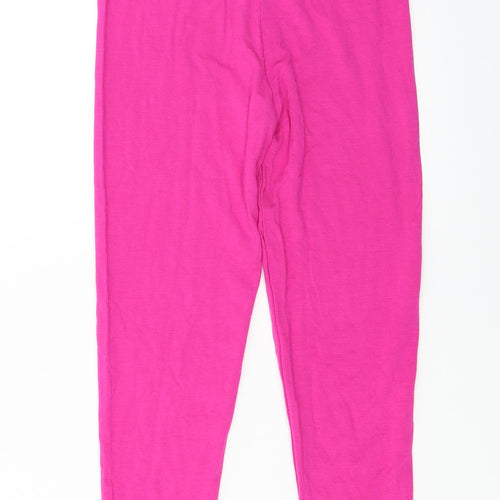 Preworn  Girls Pink   Jogger Trousers Size 5-6 Years