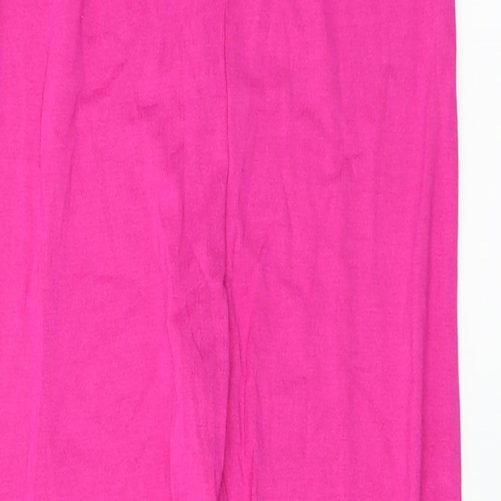 Preworn  Girls Pink   Jogger Trousers Size 5-6 Years