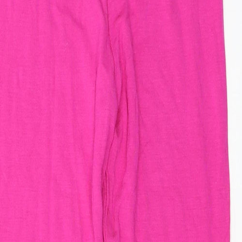 Preworn  Girls Pink   Jogger Trousers Size 5-6 Years