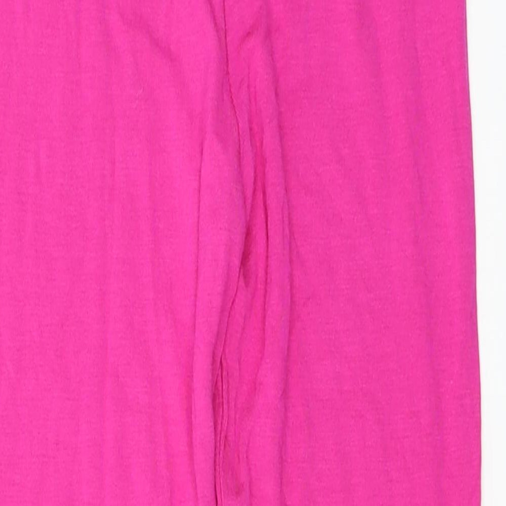 Preworn  Girls Pink   Jogger Trousers Size 5-6 Years
