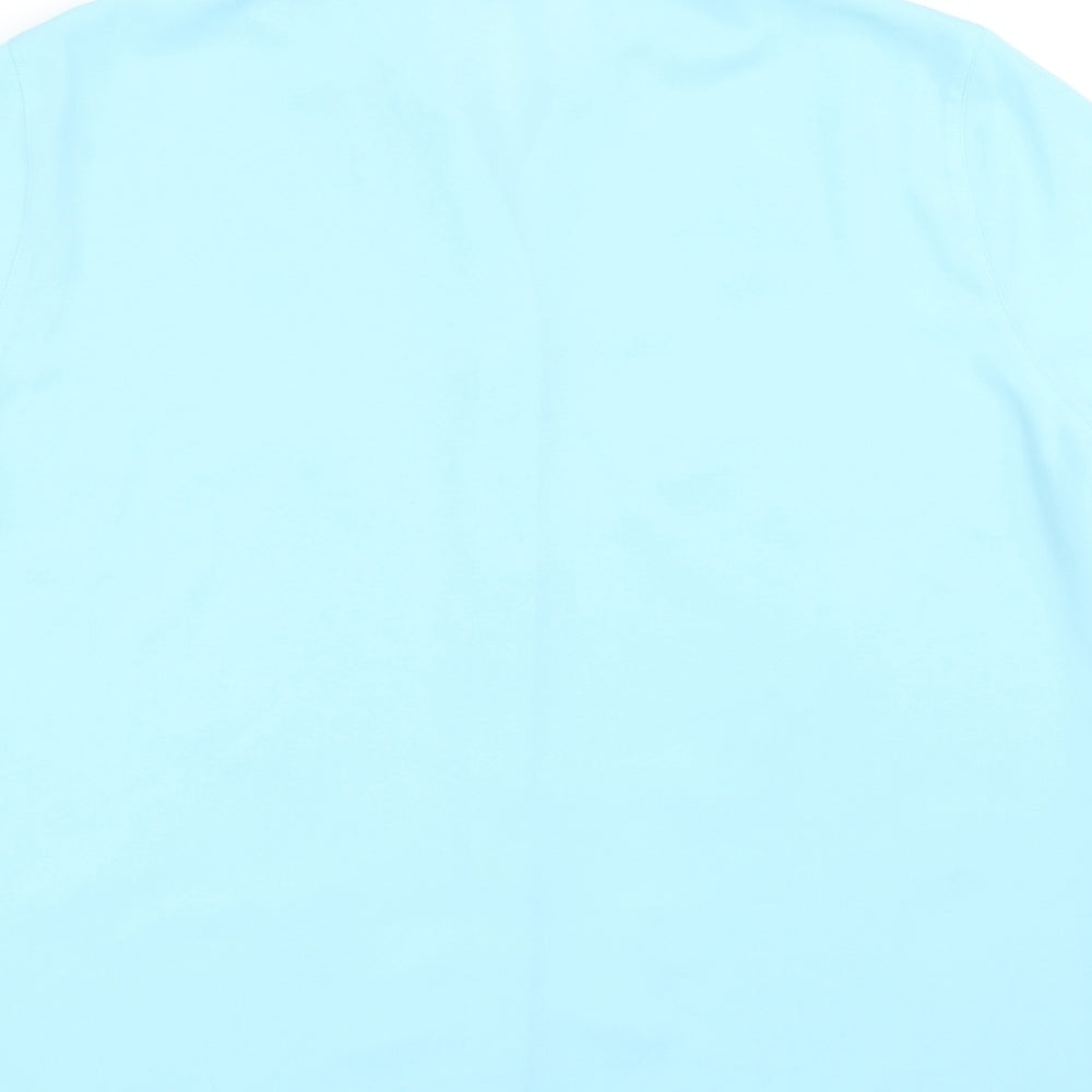 Jumper Womens Blue   Basic Blouse Size L  - Floral Embroidery