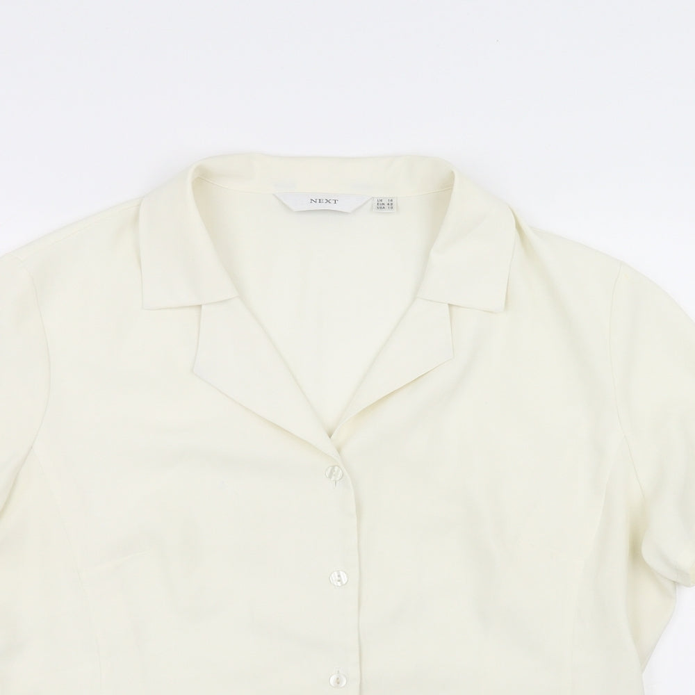 NEXT Womens Ivory   Basic Blouse Size 14