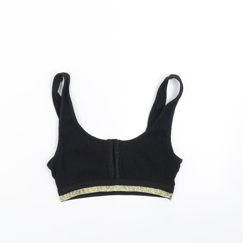 New Look Womens Black   Cropped Tank Size 8