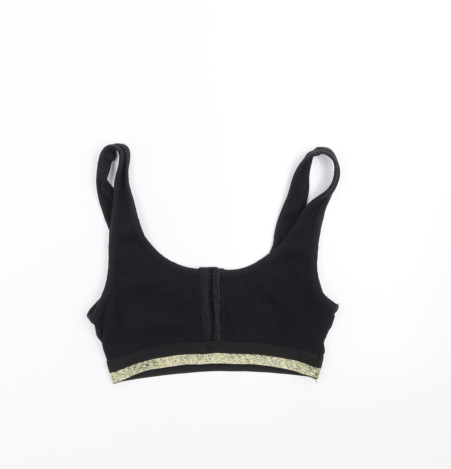 New Look Womens Black   Cropped Tank Size 8