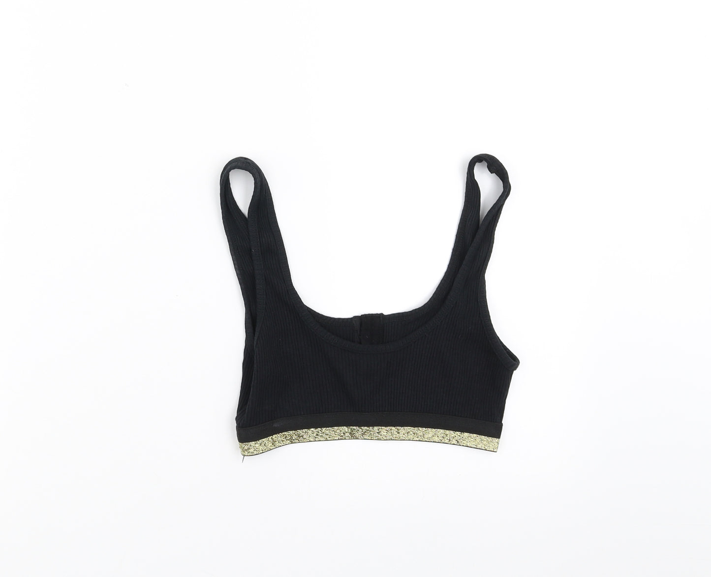 New Look Womens Black   Cropped Tank Size 8
