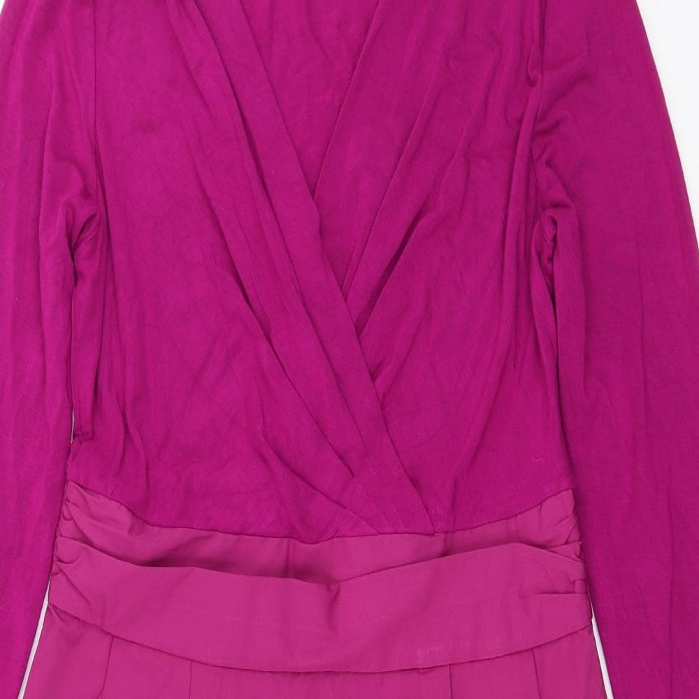 DKNYC Womens Purple   Pencil Dress  Size L