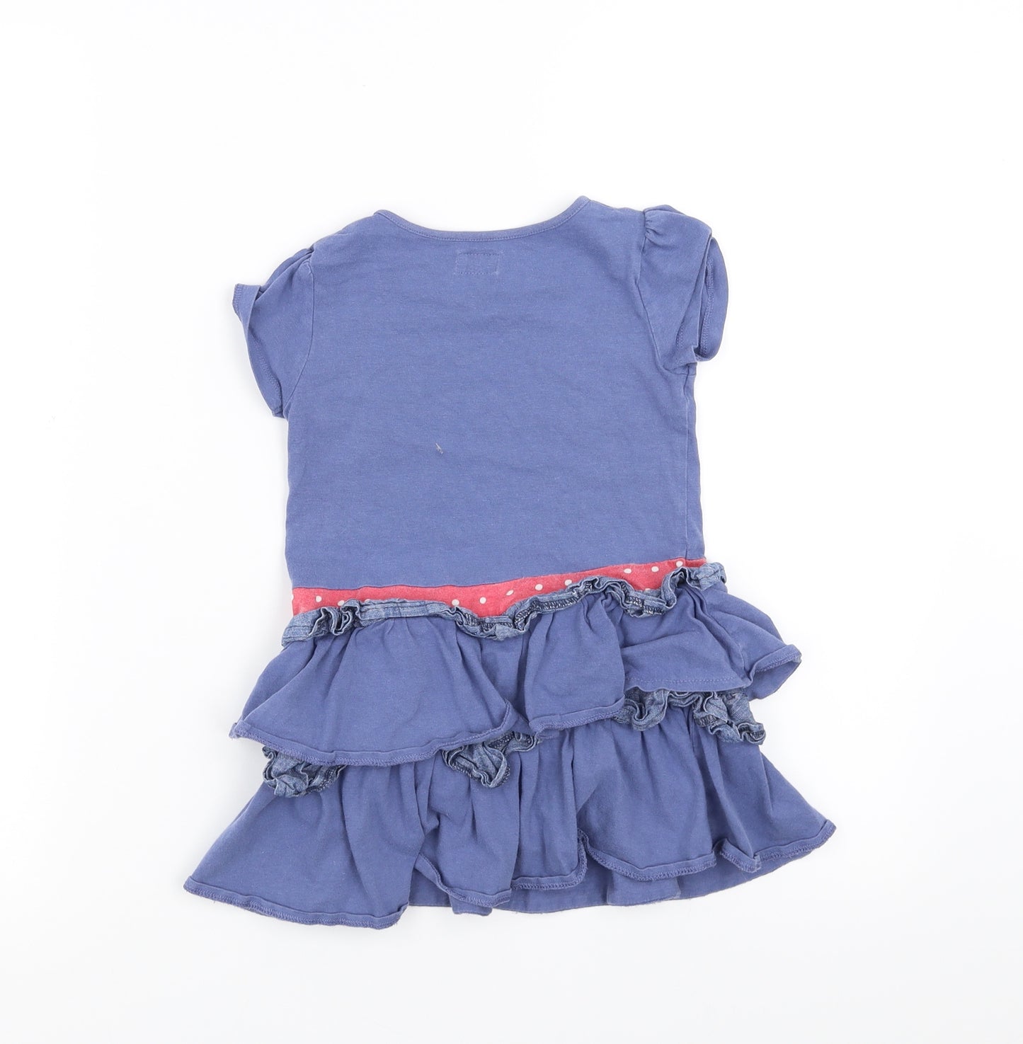 F&F Girls Blue   T-Shirt Dress  Size 2-3 Years