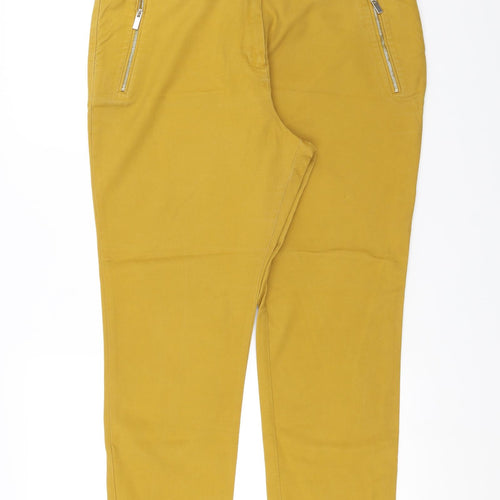 F&F Womens Yellow   Trousers  Size 18 L26 in