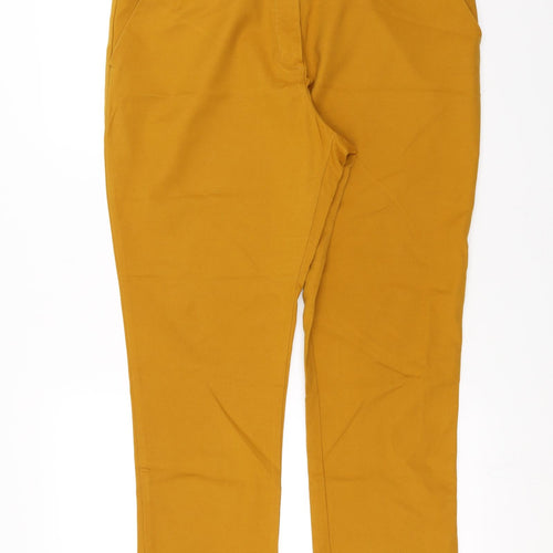 F&F Womens Yellow   Trousers  Size 18 L26 in - Mustard