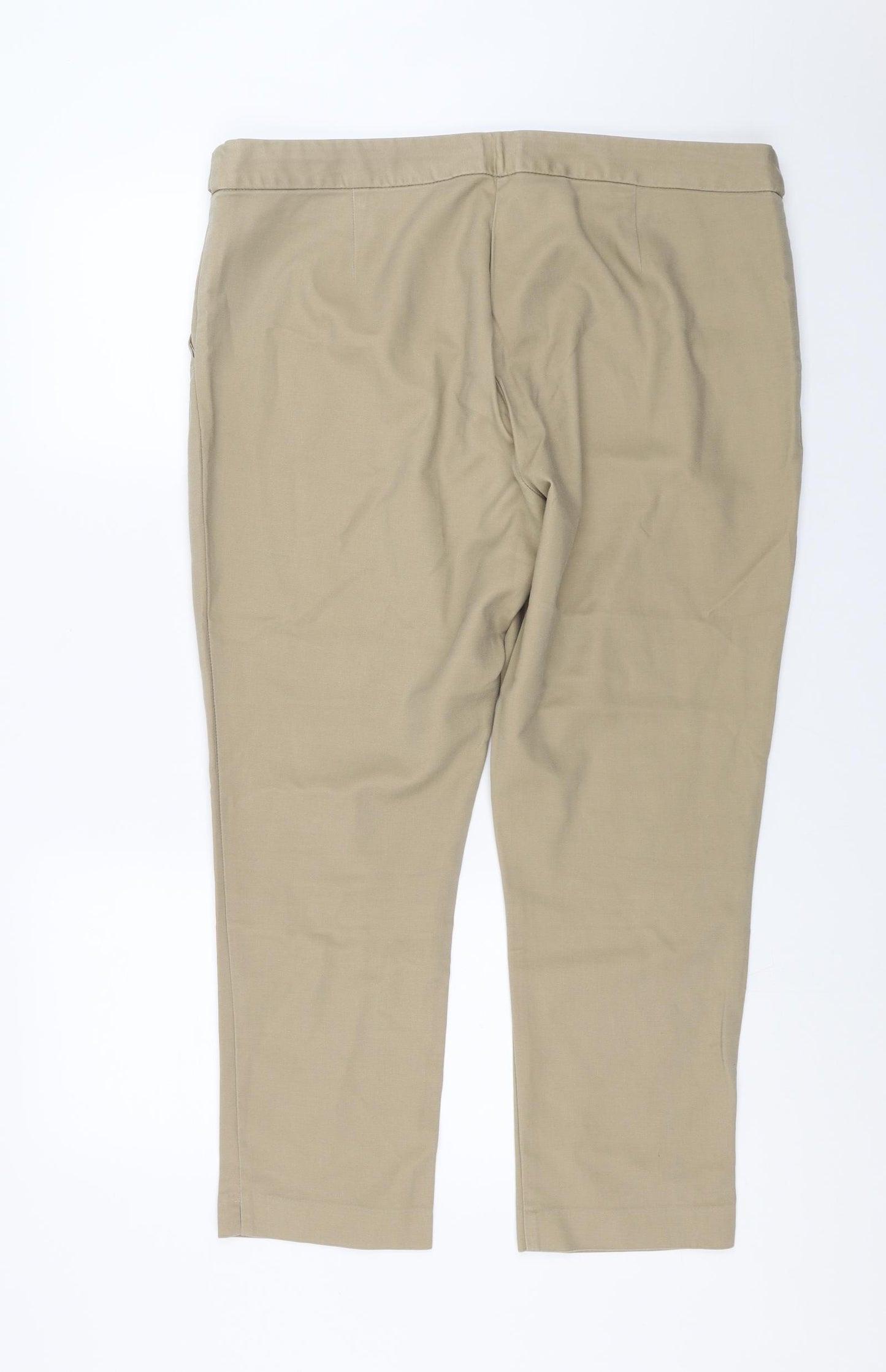 F&F Womens Beige   Trousers  Size 18 L26 in