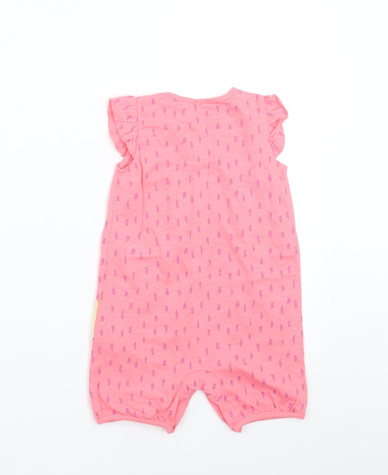 George Girls Pink Geometric  Romper One-Piece Size 12-18 Months  - mummys little princess