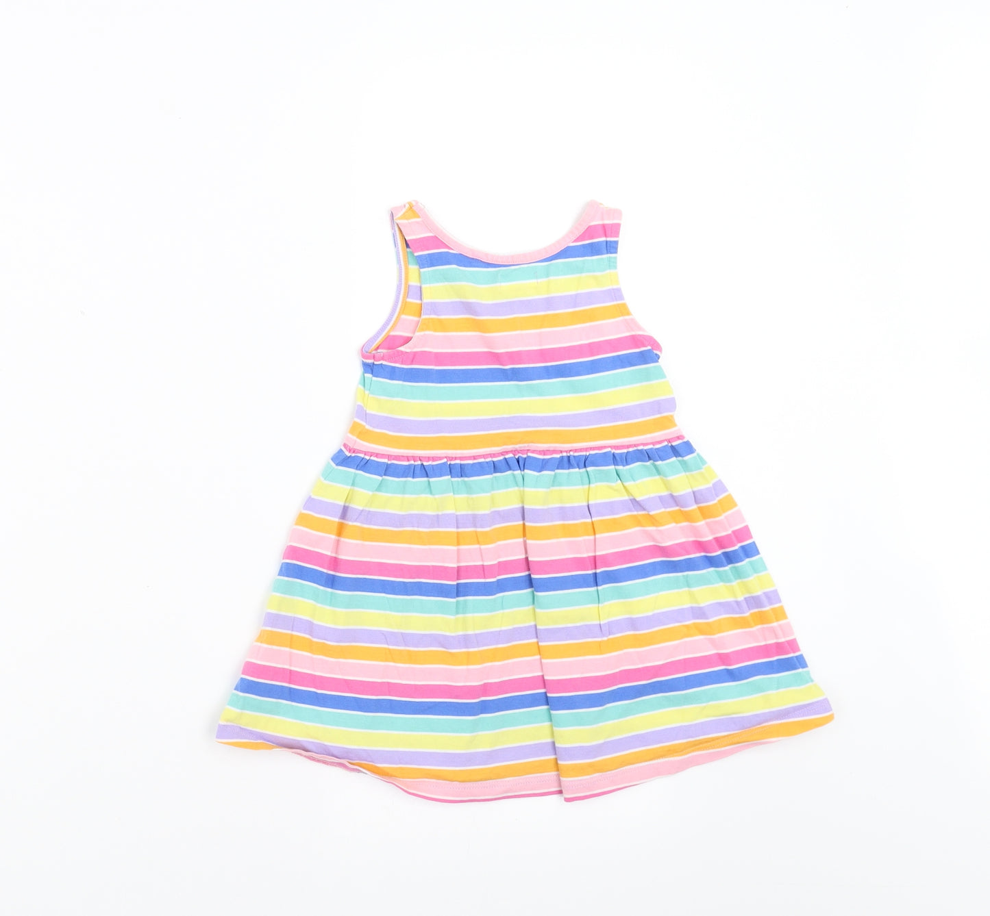 NEXT Girls Multicoloured Striped  Fit & Flare  Size 12-18 Months