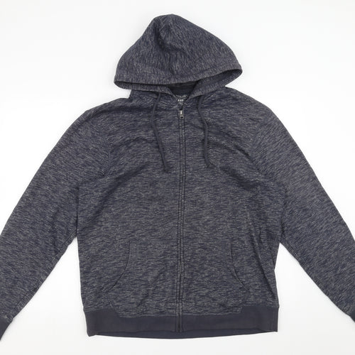 Sainsburys Mens Blue   Full Zip Hoodie Size L