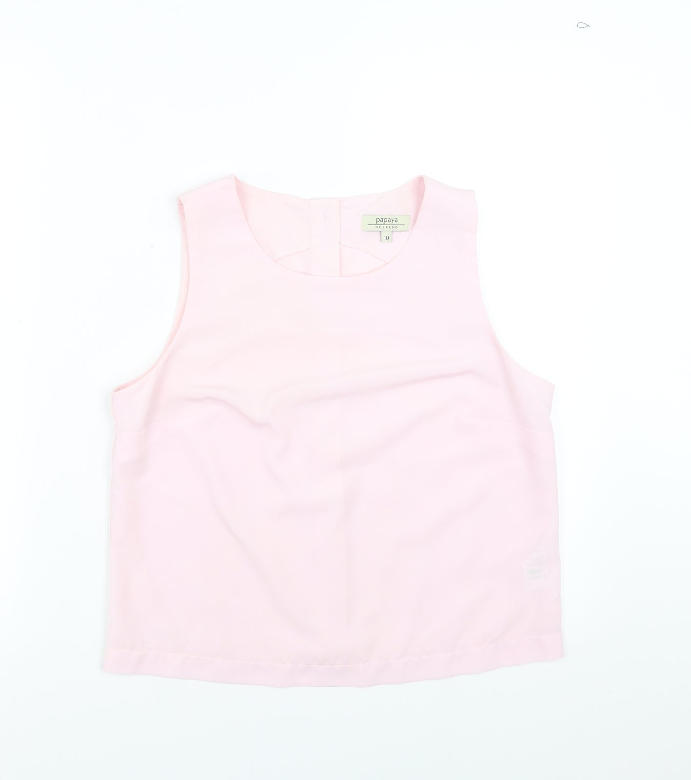 Papaya Womens Pink   Basic Blouse Size 10