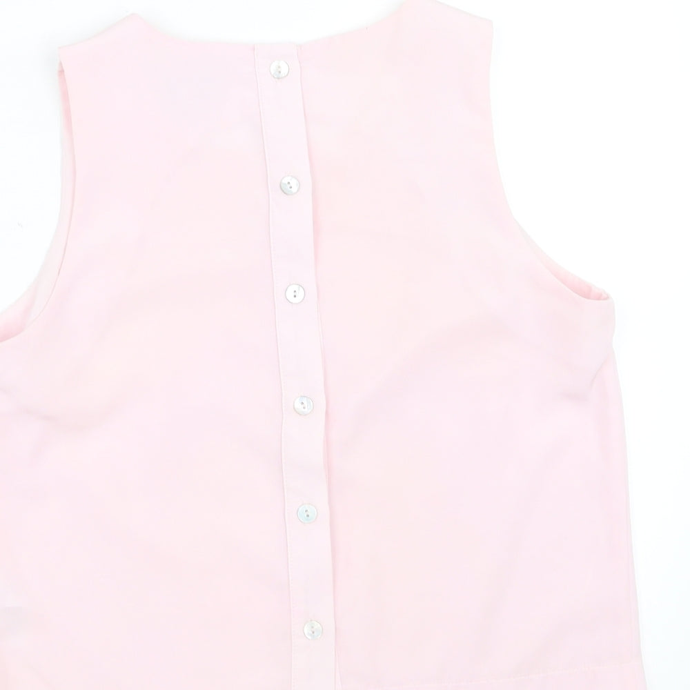 Papaya Womens Pink   Basic Blouse Size 10