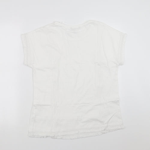 Sainsburys Womens White   Basic T-Shirt Size 16