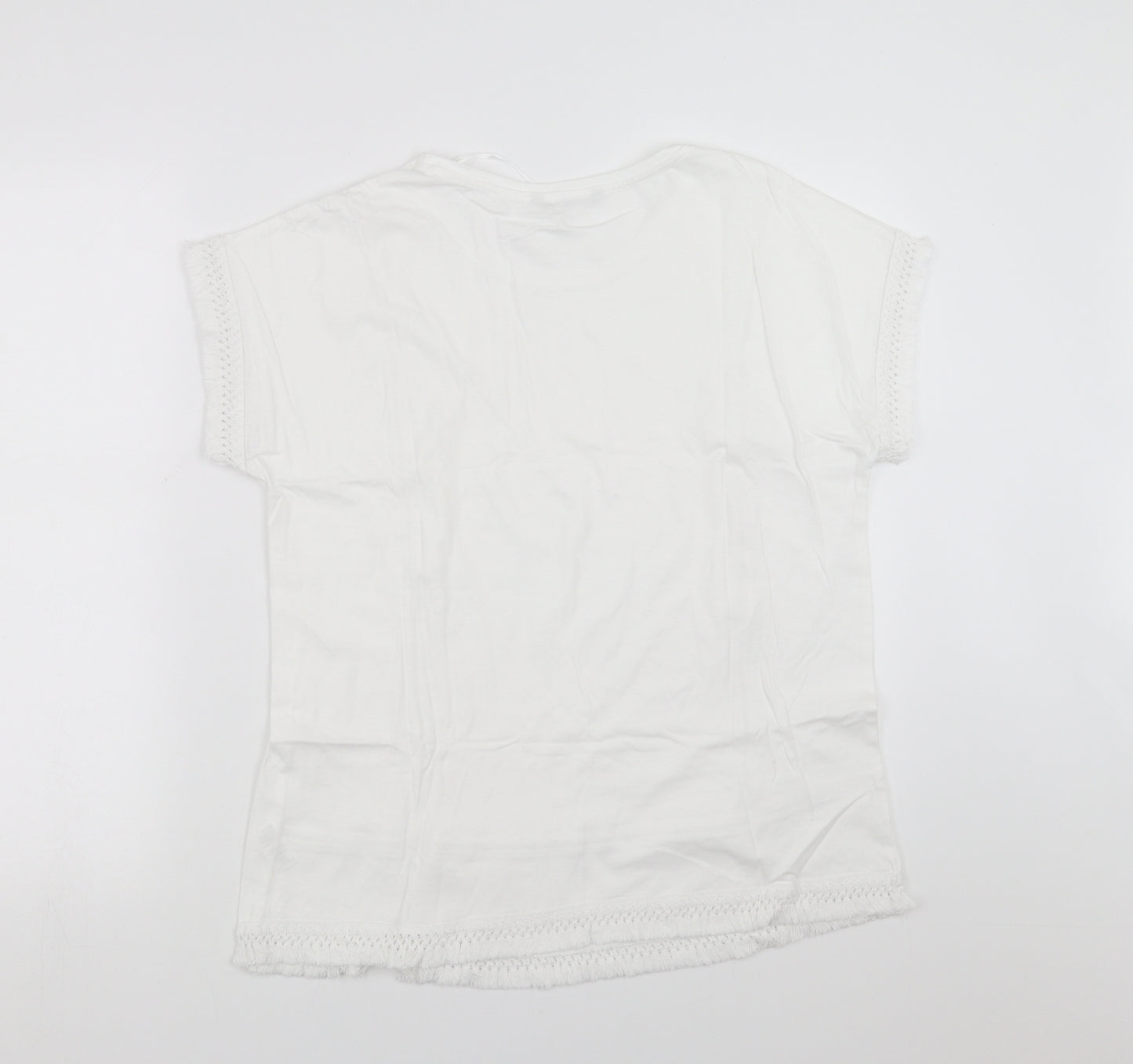 Sainsburys Womens White   Basic T-Shirt Size 16