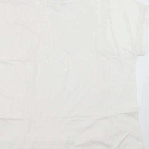 Sainsburys Womens White   Basic T-Shirt Size 16