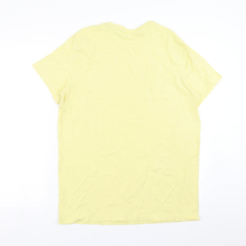 Sainsburys Mens Yellow    T-Shirt Size M