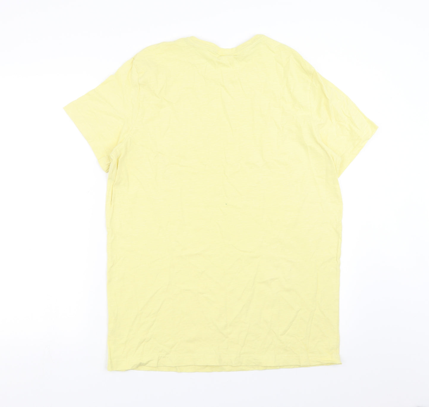 Sainsburys Mens Yellow    T-Shirt Size M