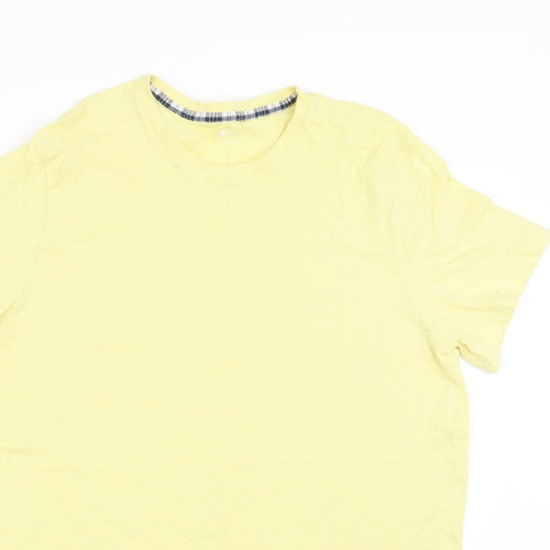 Sainsburys Mens Yellow    T-Shirt Size M