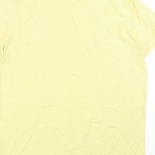 Sainsburys Mens Yellow    T-Shirt Size M