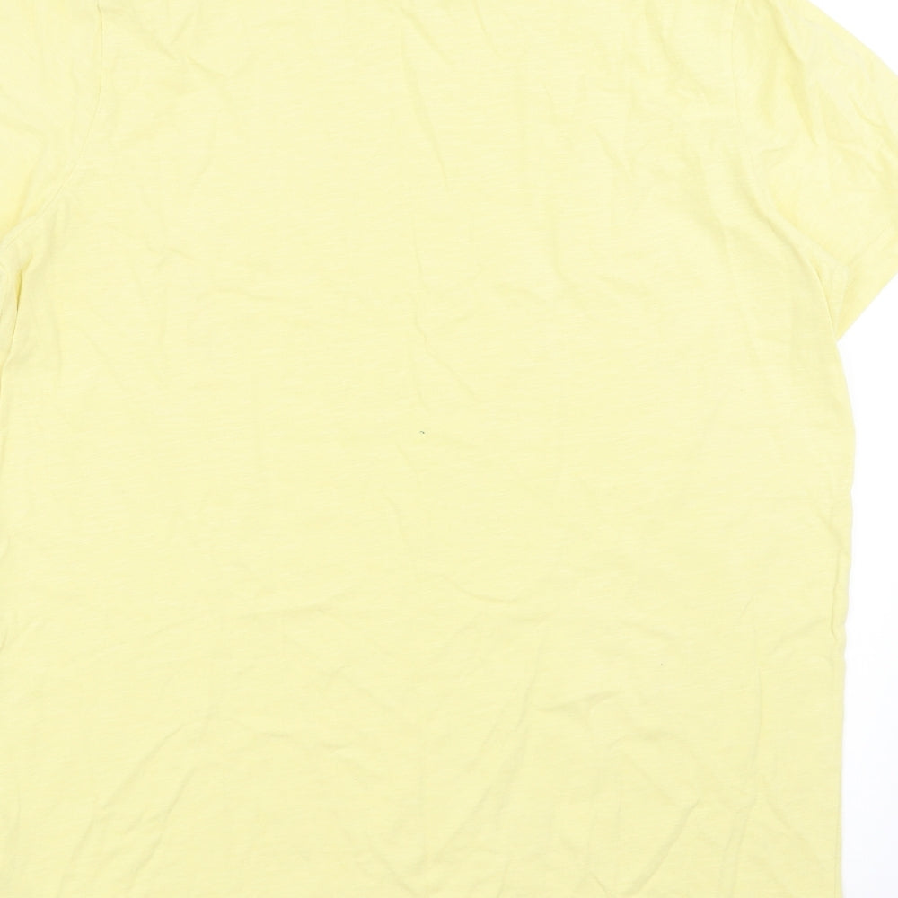 Sainsburys Mens Yellow    T-Shirt Size M