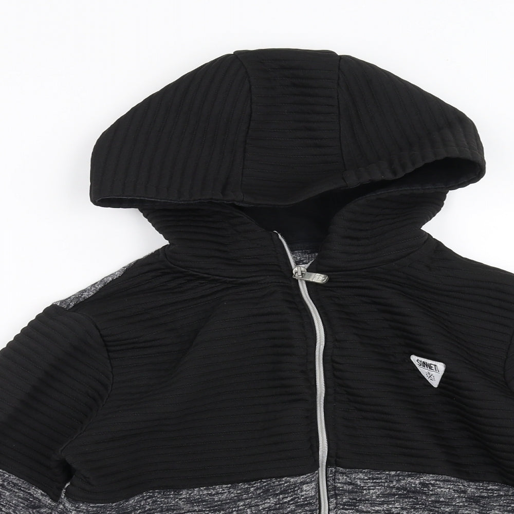 Sonneti Boys Black   Full Zip Hoodie Size 12-13 Years