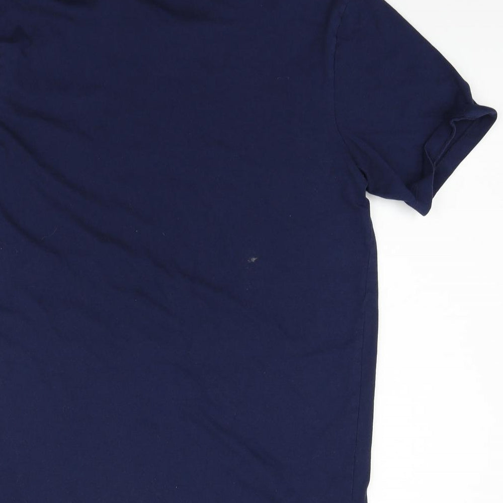 HUGO BOSS Mens Blue    T-Shirt Size L