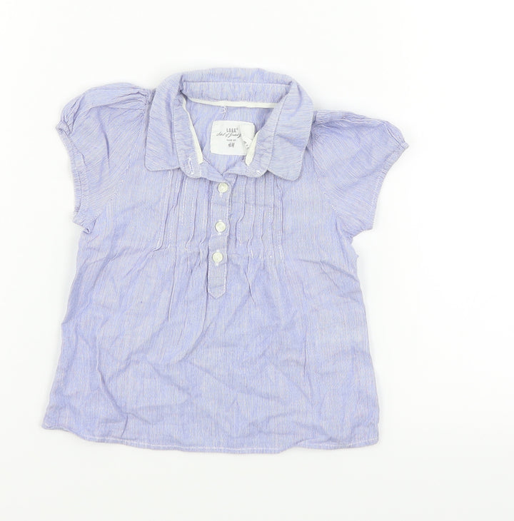 H&M Girls Blue Fit & Flare Size 6-9 Months