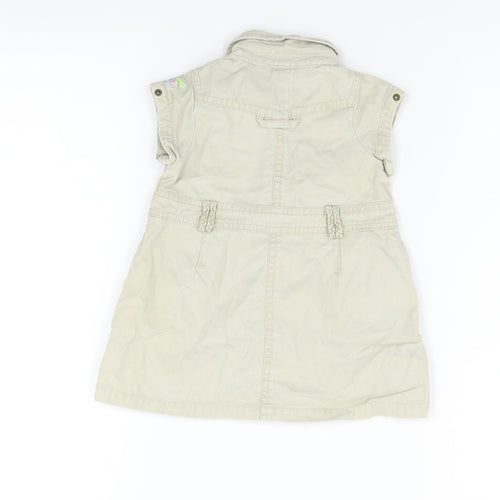 H&M Girls Beige   Jacket  Size 6-9 Months  - BUTTERFLY