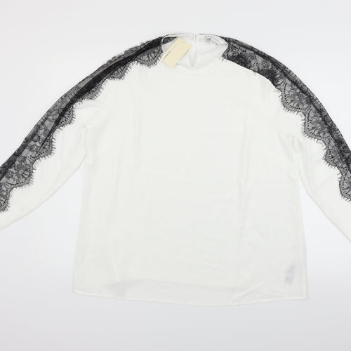 capsule Womens White   Basic T-Shirt Size XL