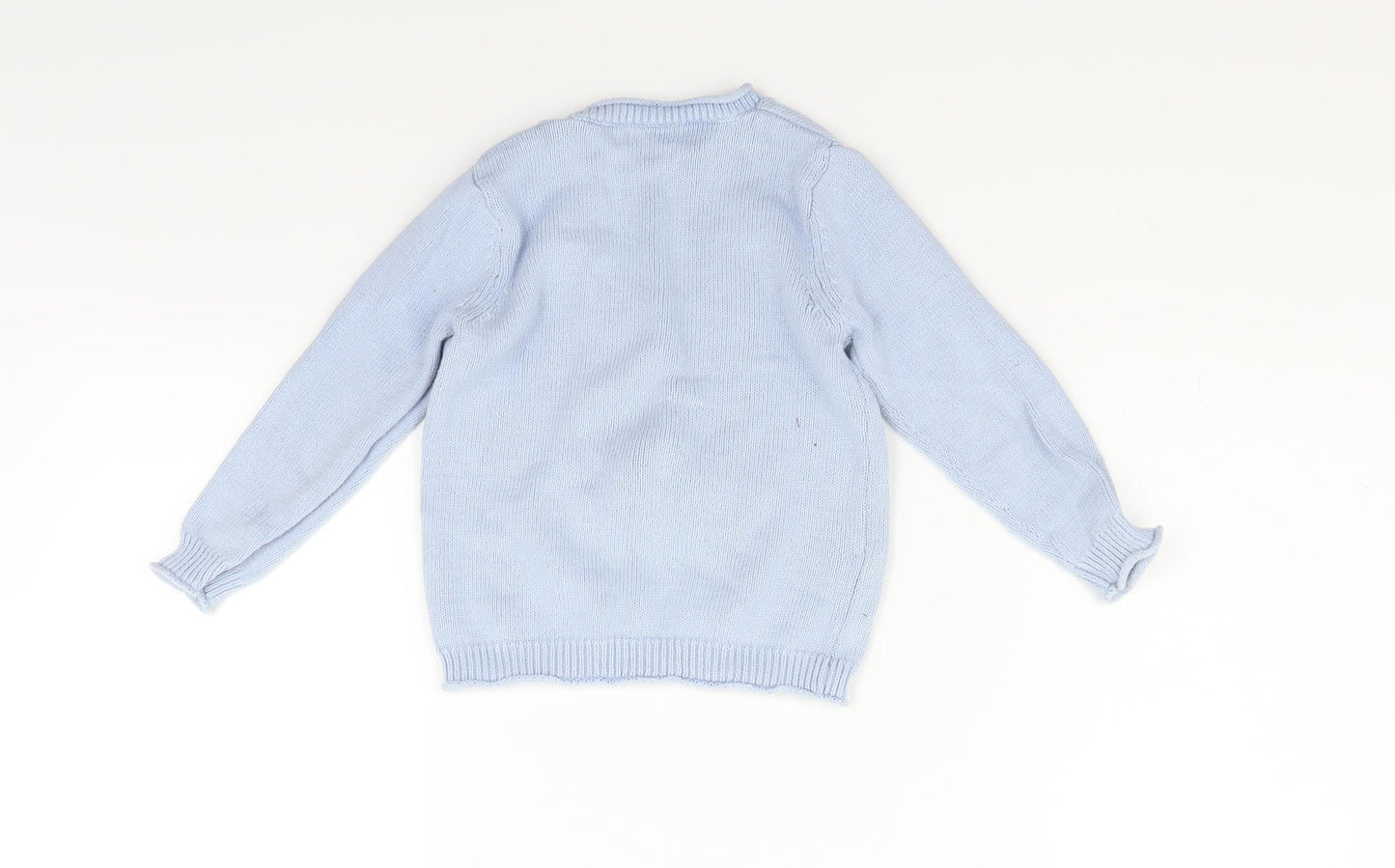 Nutmeg Boys Blue   Pullover Jumper Size 2-3 Years  - rabbit