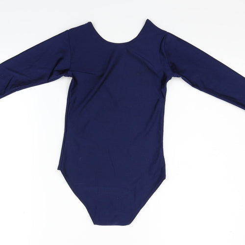 Preworn Girls Blue   Playsuit One-Piece Size 9-10 Years