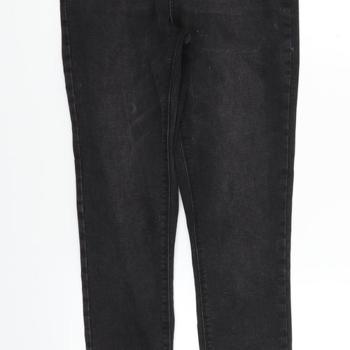 deniem & co Womens Black   Straight Jeans Size 12 L26 in