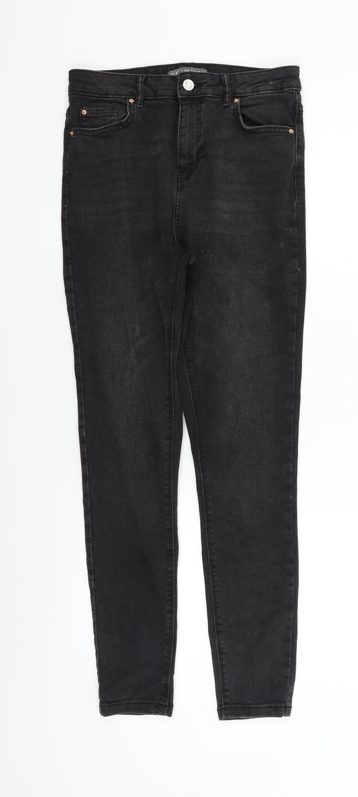 deniem & co Womens Black   Straight Jeans Size 12 L26 in