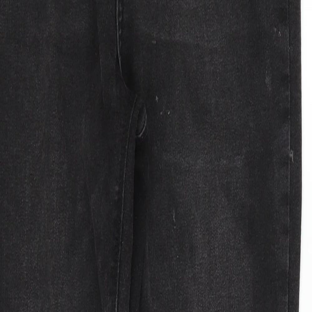 deniem & co Womens Black   Straight Jeans Size 12 L26 in