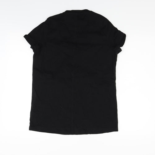 Very Womens Black   Basic T-Shirt Size 10