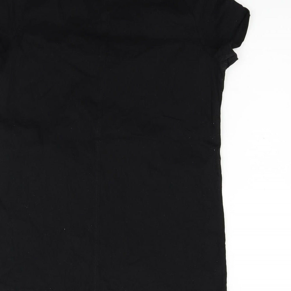 Very Womens Black   Basic T-Shirt Size 10