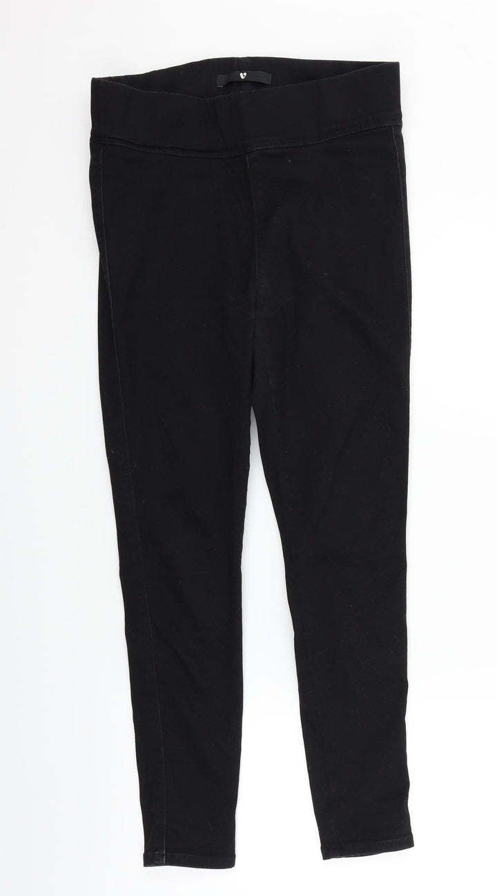 Very Womens Black   Straight Jeans Size 12 L25 in
