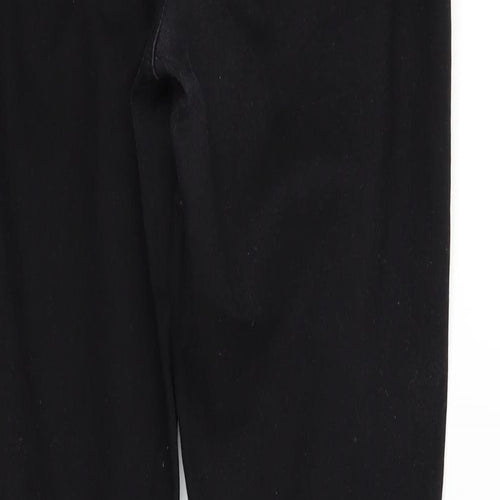 Very Womens Black   Straight Jeans Size 12 L25 in