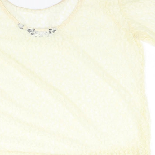 Dorothy Perkins Womens Yellow   Basic Blouse Size 16