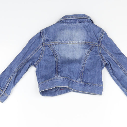 F&F Girls Blue   Jacket  Size 18-24 Months