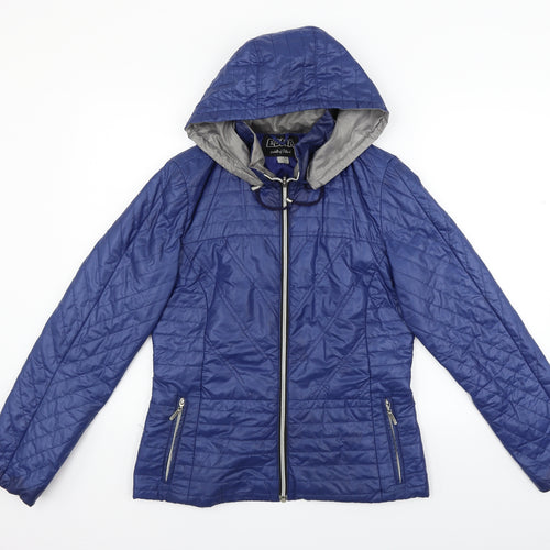 Edma Womens Blue   Jacket  Size M